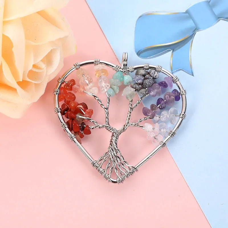 1 Piece 50mm Artificial Crystal Life Tree Pendant