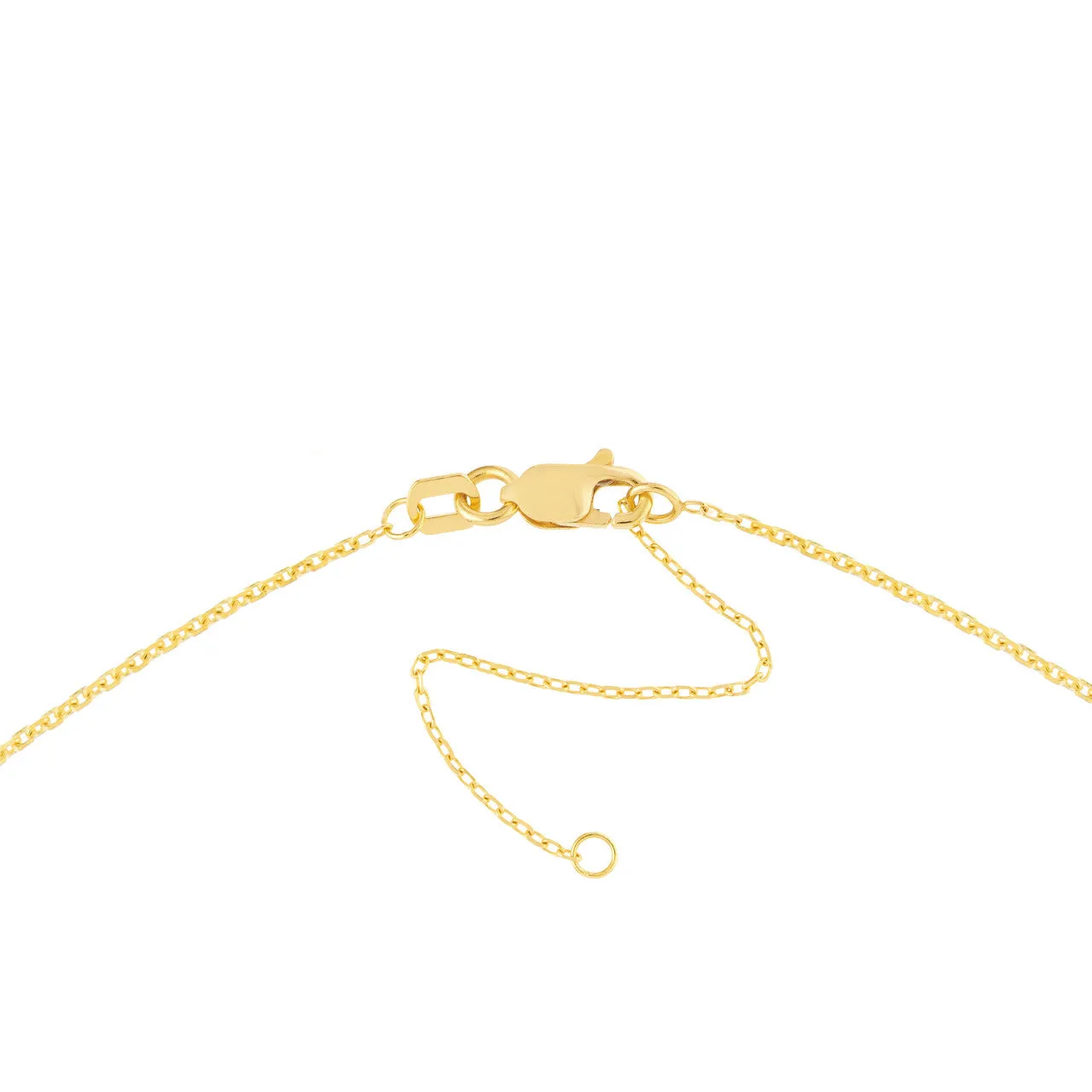 14K Yellow Gold Mini Disc Anklet