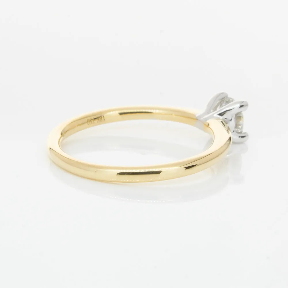 18ct Yellow Gold .40ct Diamond Melba Ring