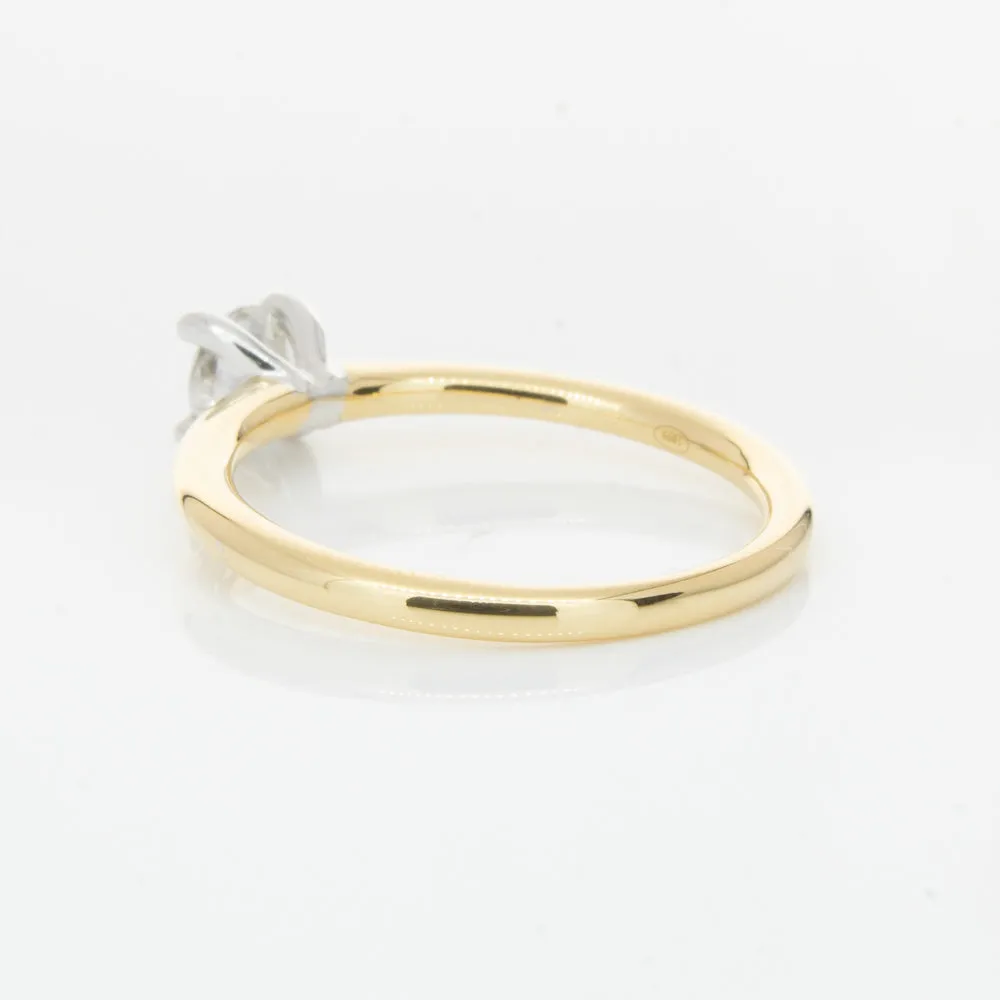 18ct Yellow Gold .40ct Diamond Melba Ring