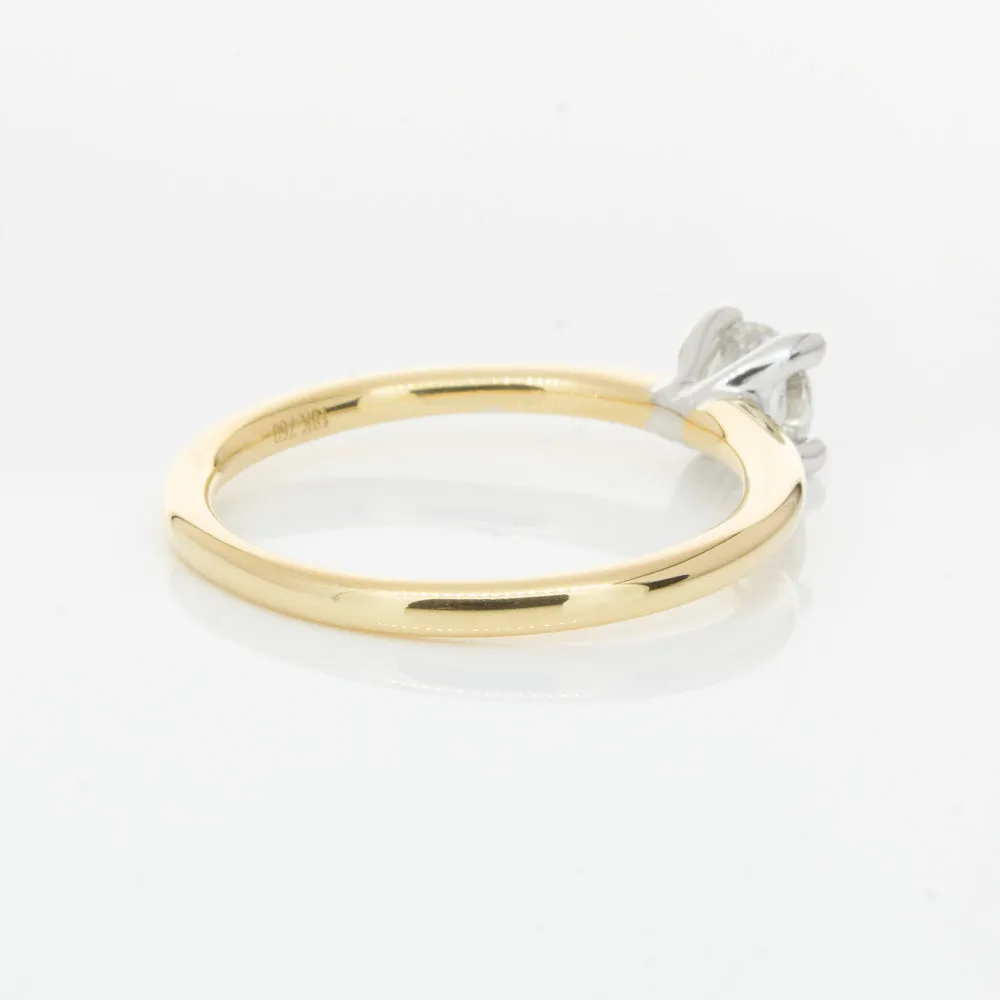 18ct Yellow Gold .40ct Diamond Melba Ring