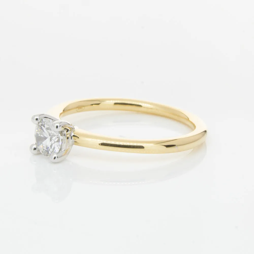 18ct Yellow Gold .40ct Diamond Melba Ring