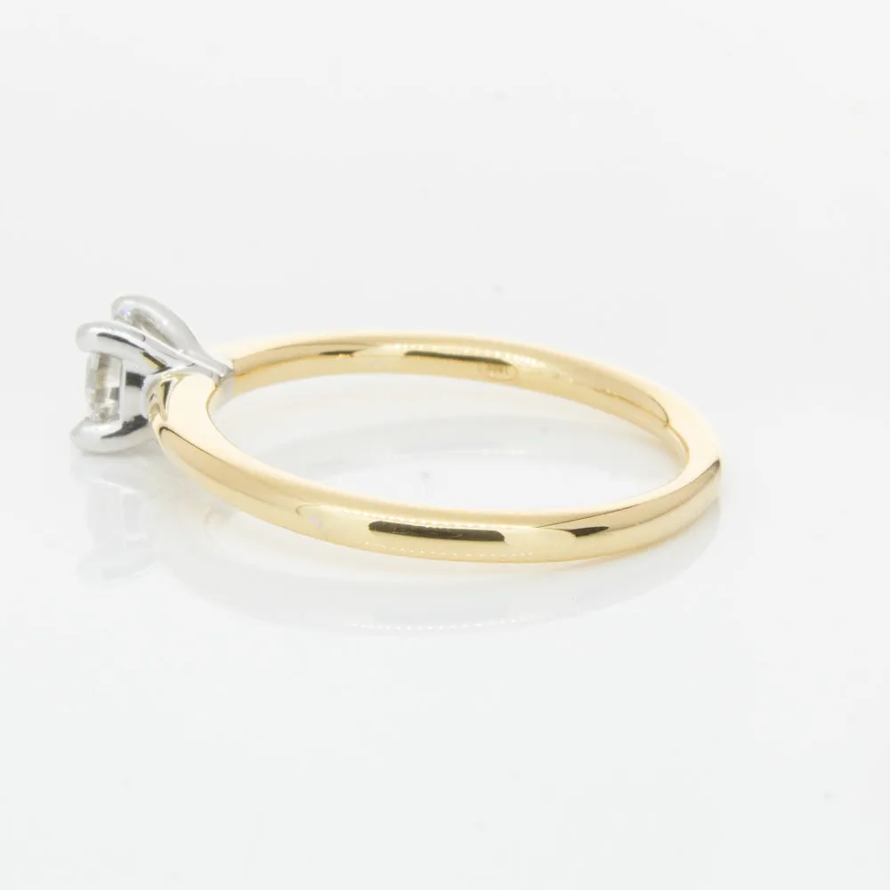 18ct Yellow Gold .40ct Diamond Melba Ring