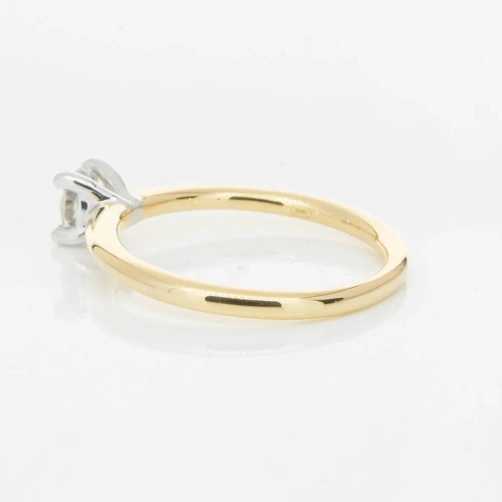 18ct Yellow Gold .40ct Diamond Melba Ring