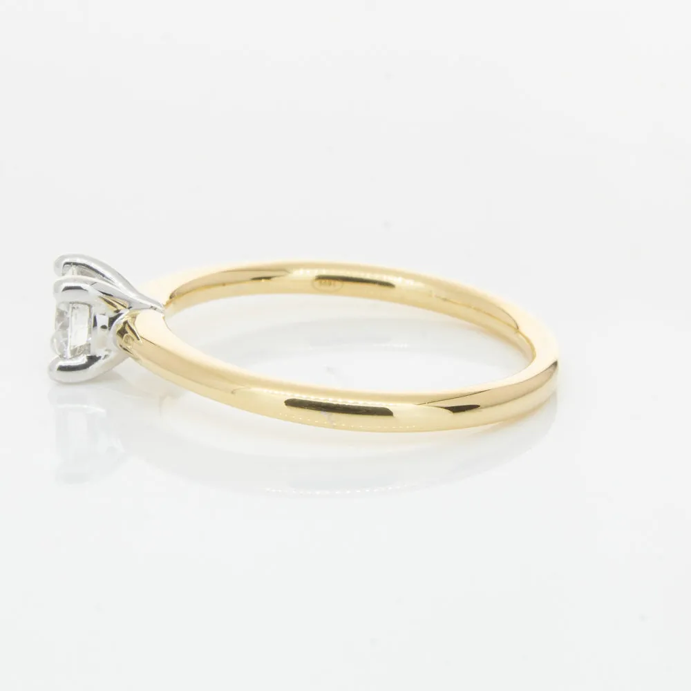 18ct Yellow Gold .40ct Diamond Melba Ring