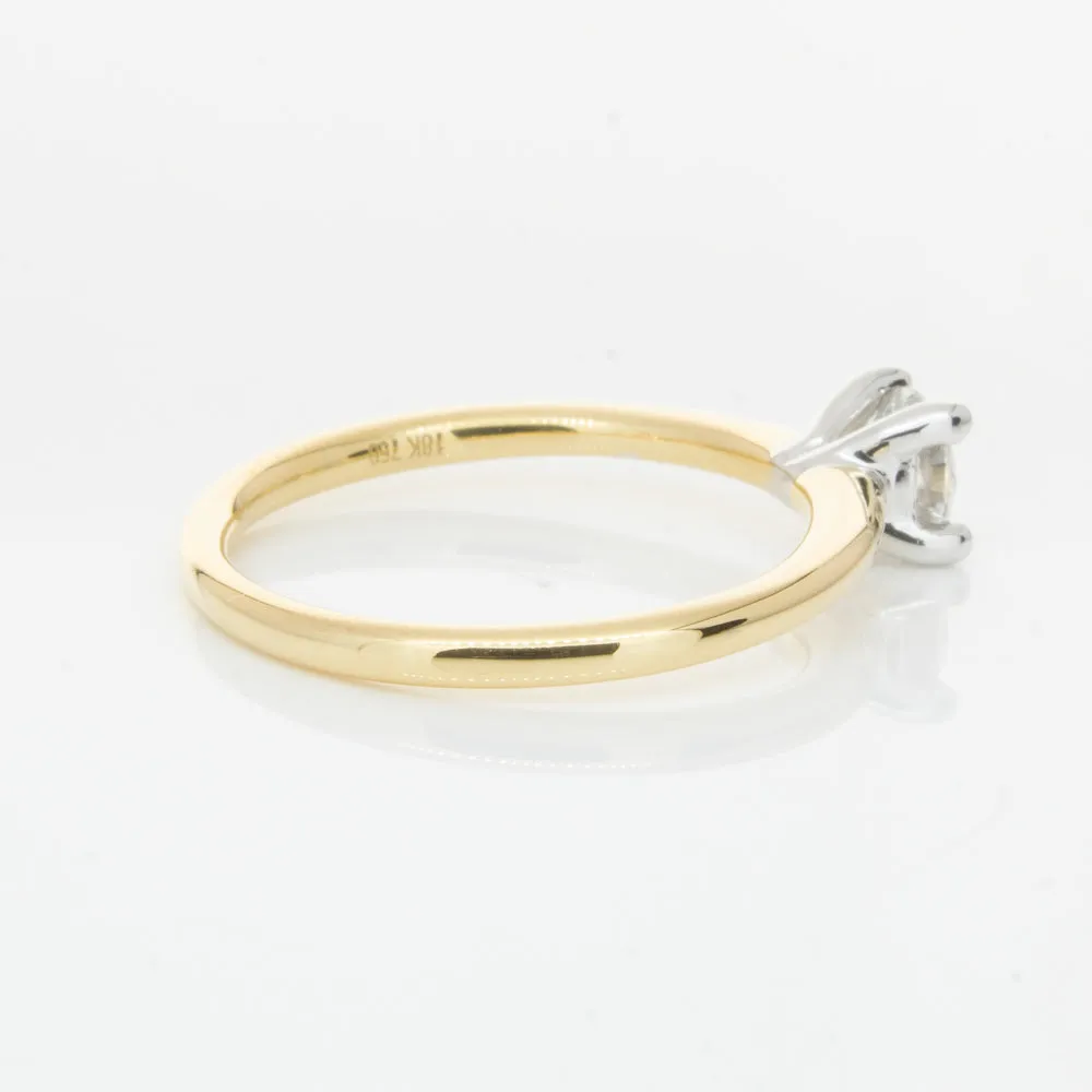 18ct Yellow Gold .40ct Diamond Melba Ring