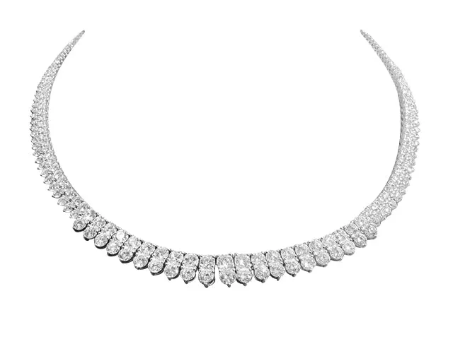 21.19CT TW Diamond Statement Necklace