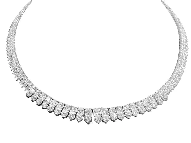 21.19CT TW Diamond Statement Necklace