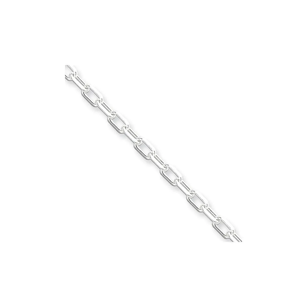 925 Silver 2.90-mm Wide Fancy D.C Open Link Cable Chain