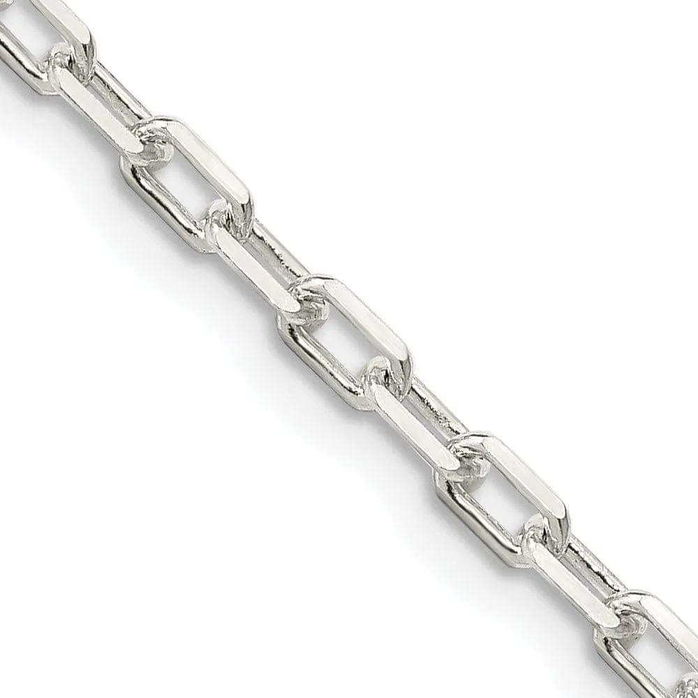 925 Silver 2.90-mm Wide Fancy D.C Open Link Cable Chain