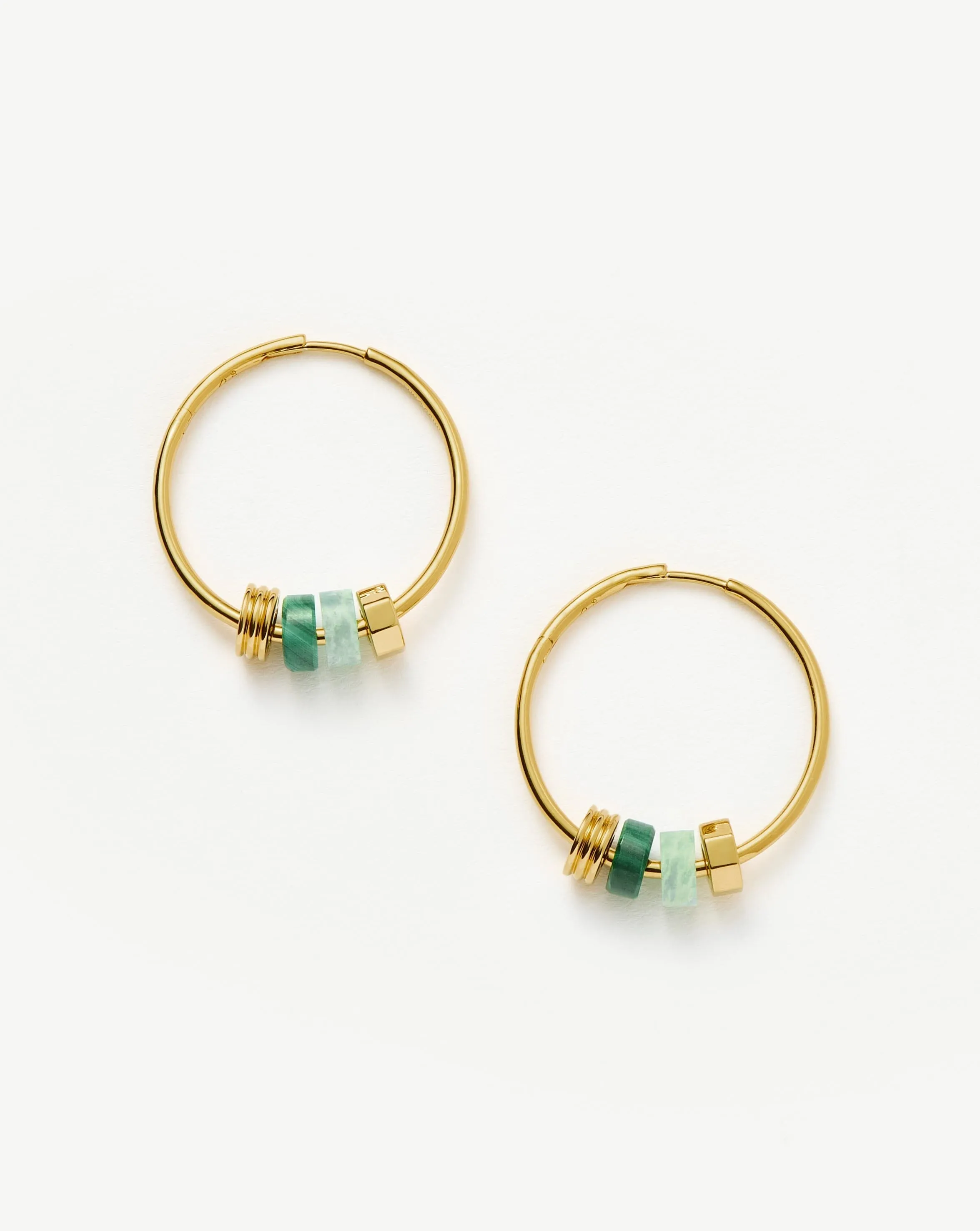 Abacus Beaded Gemstone Make-Your-Own Set | 18ct Recycled Gold Vermeil on Recycled Sterling Silver