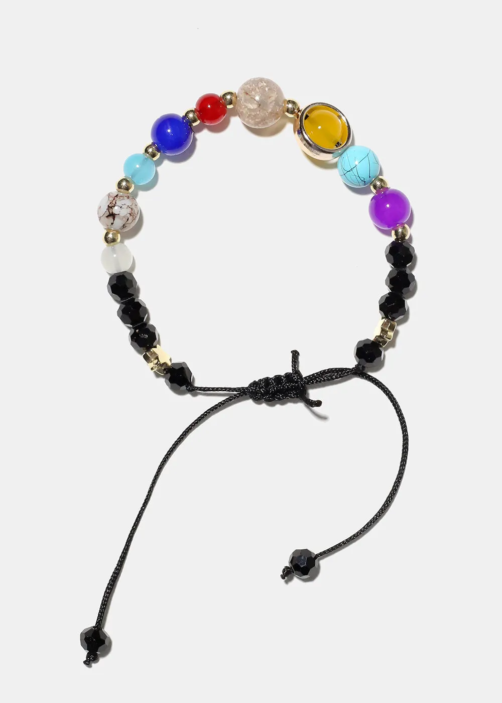 Adjustable Chakra Bead Bracelet