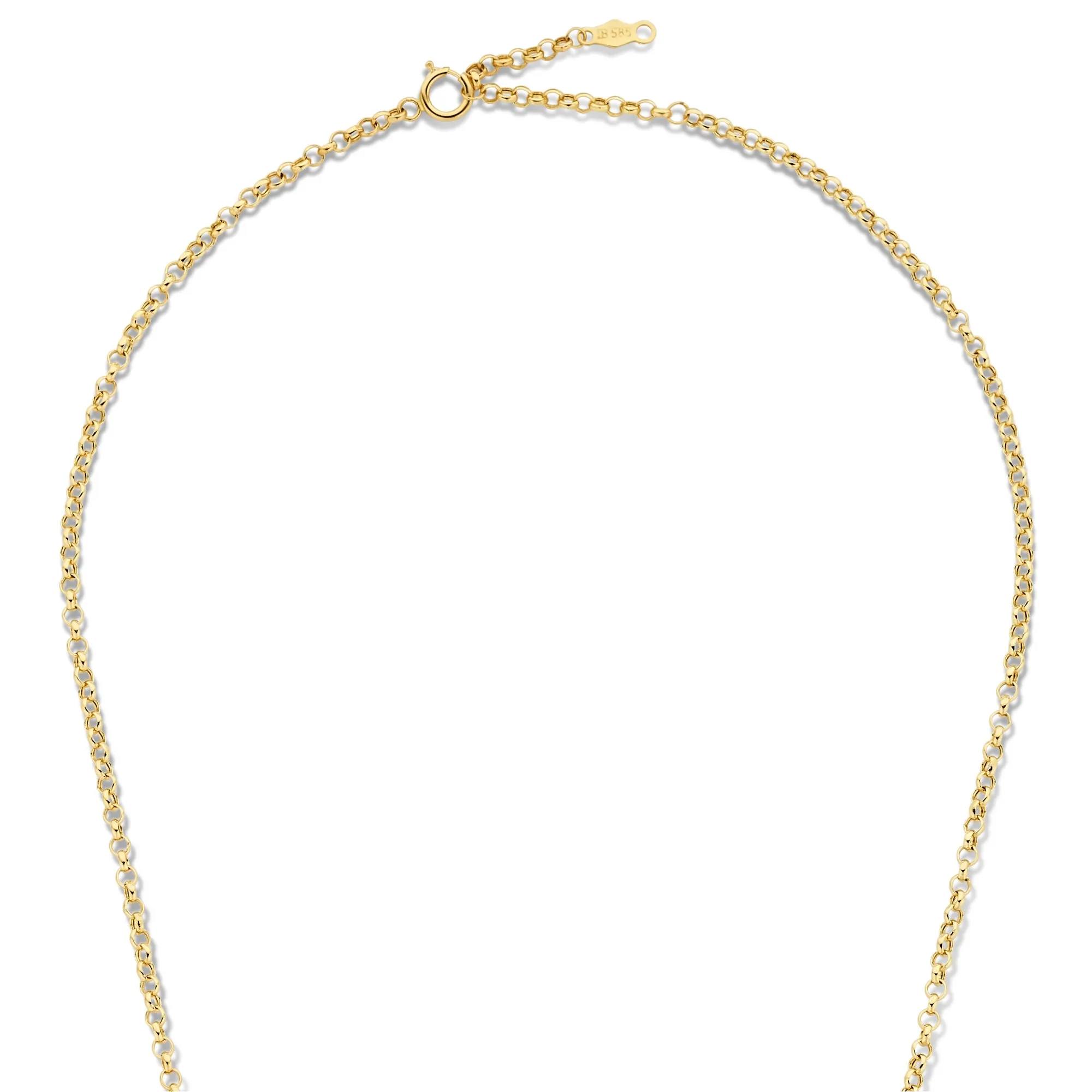 Aidee Demie 14 karat gold necklace with chains