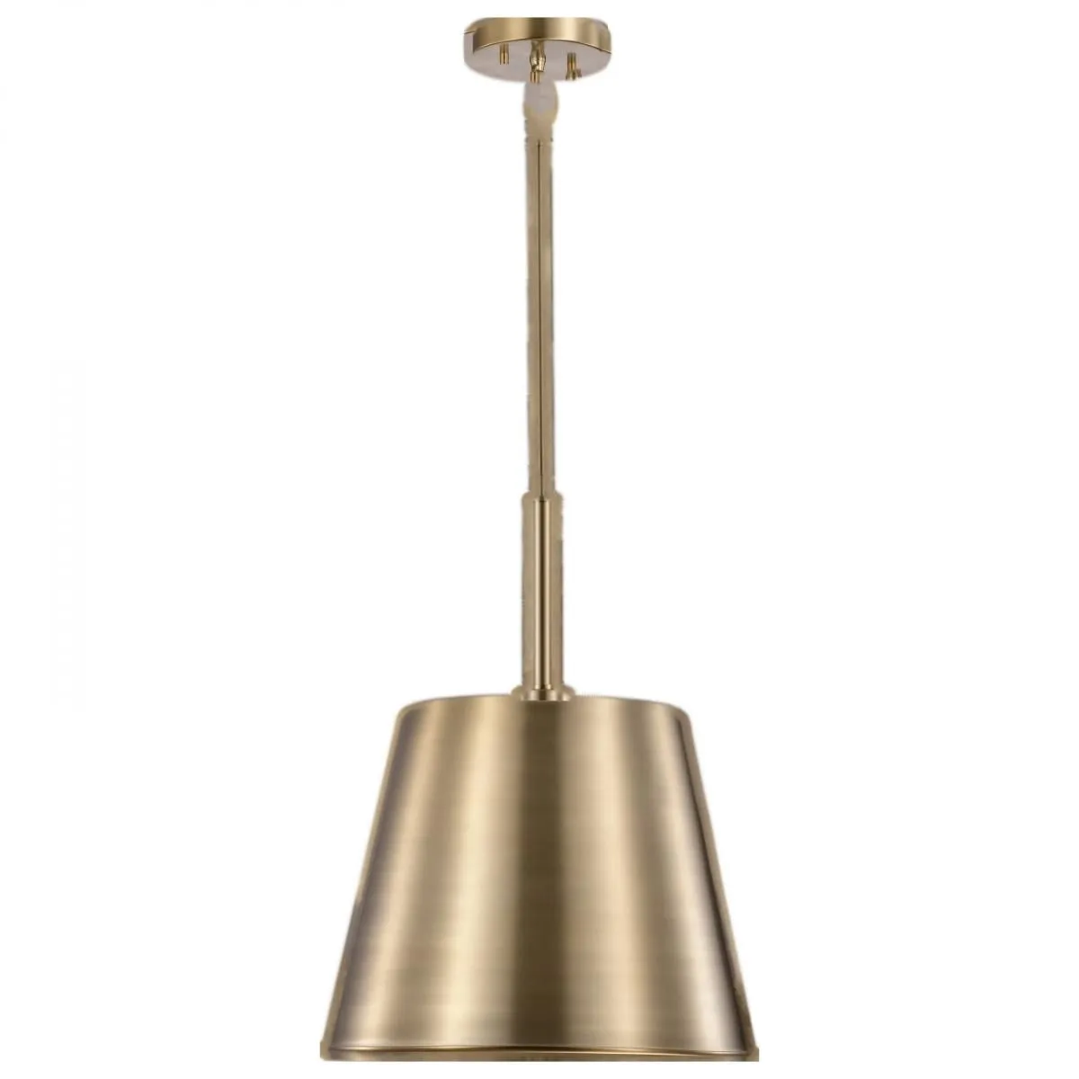 Alexis 15 in. Pendant Light Brass Finish