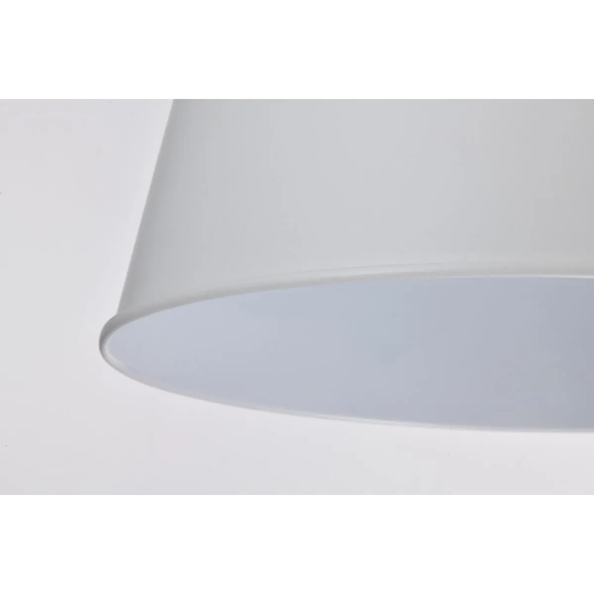 Alexis 15 in. Pendant Light Matte White Finish