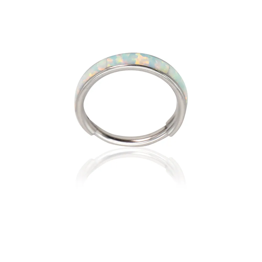 Angelic Titanium Hinged Ring