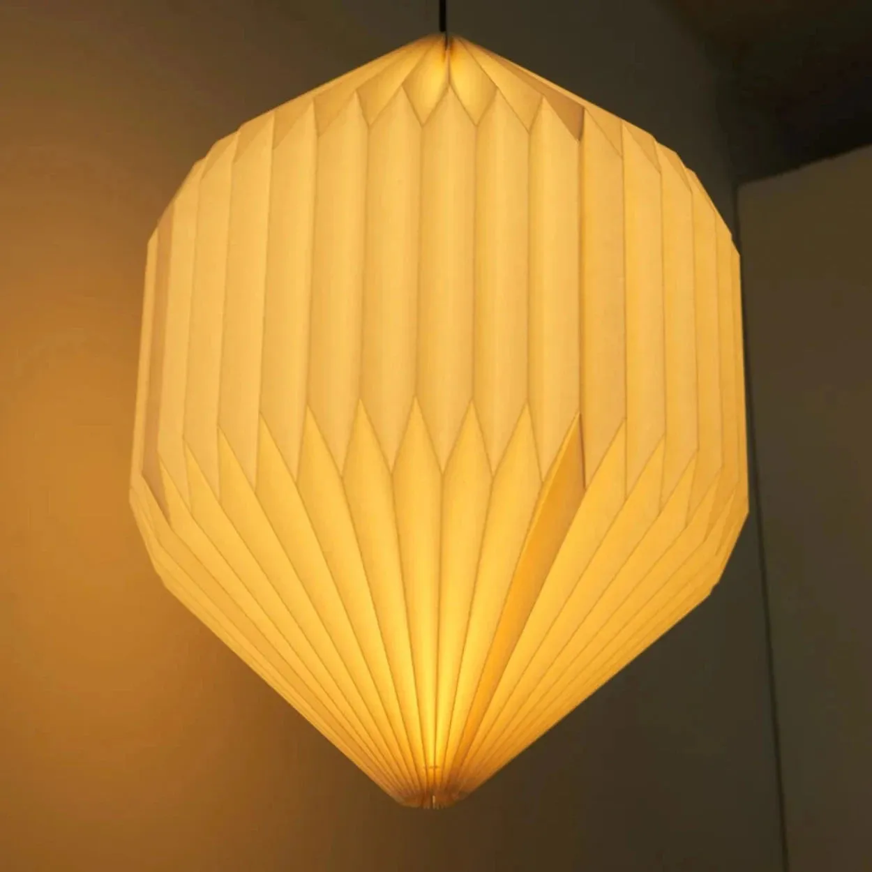 ANKUR NOVA ORIGAMI PENDANT LIGHT- PAPER HANDPLEATING HANGING PENDANT LAMP