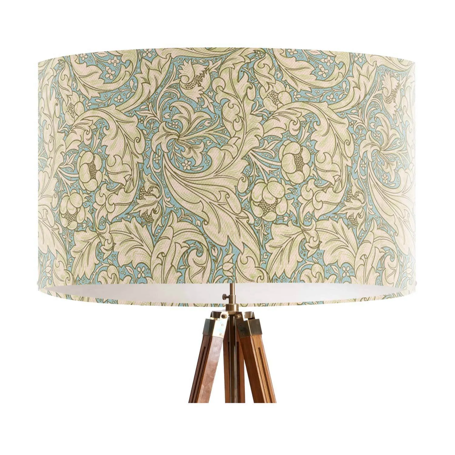 Bachelor Buttons - William Morris Textile Lampshade