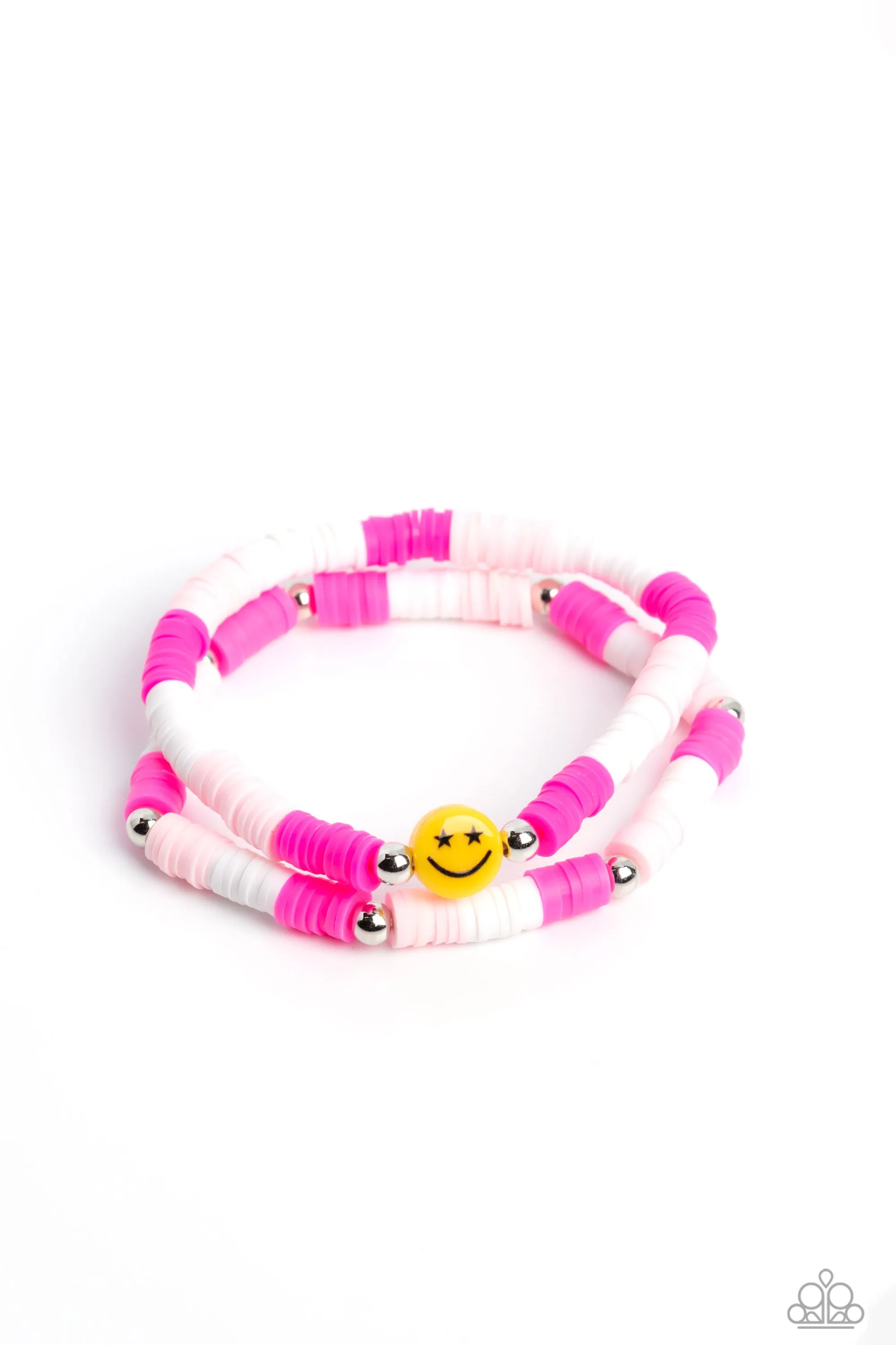 Bracelets In SMILE - Pink E2293