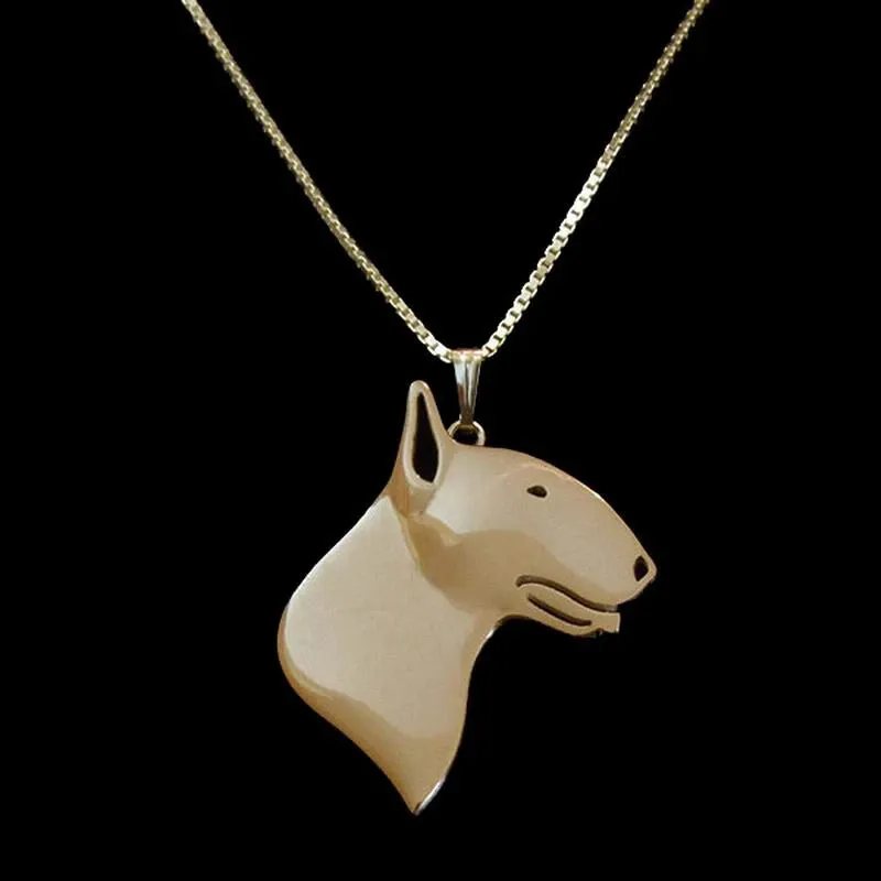 Bull Terrier necklace (2pcs pack)