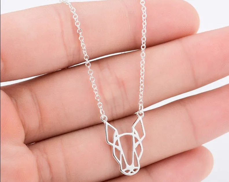 Bull Terrier necklace (2pcs pack)