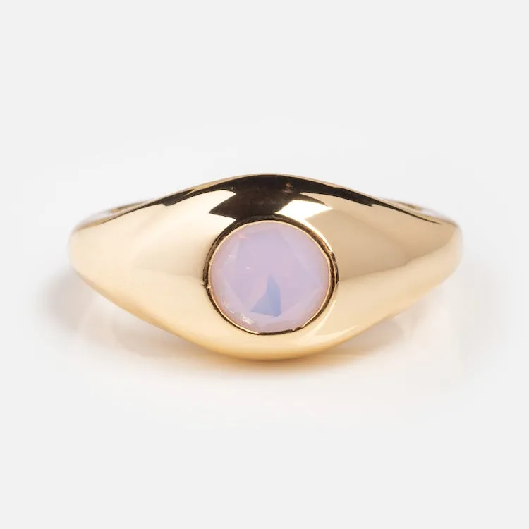 Cora Pink Opal Ring