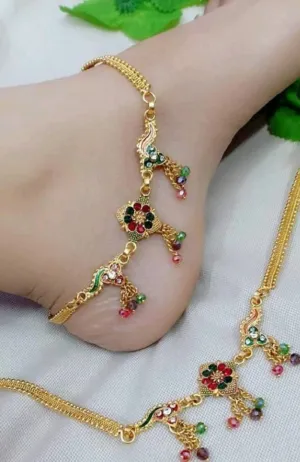 Designer Gold-plated  Anklets