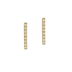 Diamond Bar Studs