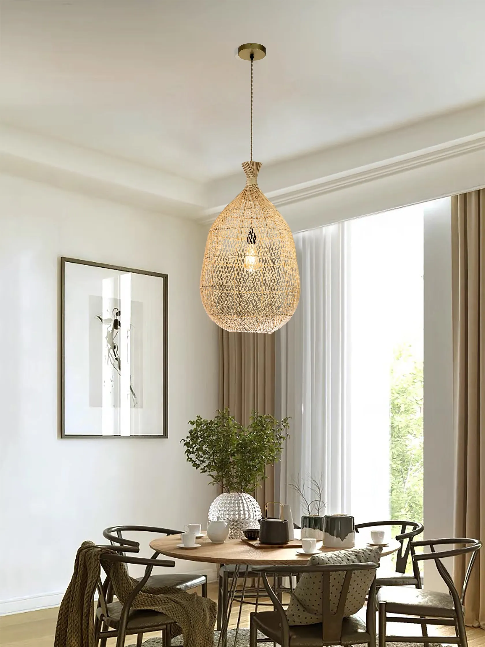 Ele Teardrop Pendant Light D16 By Ele Light & Decor