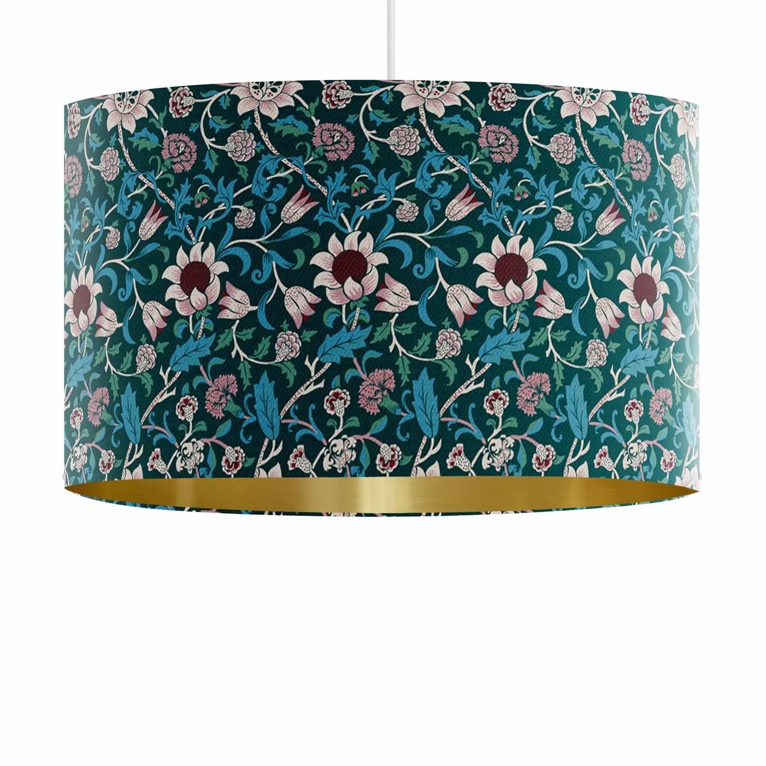 Evenlode - William Morris Print Textile Lampshade