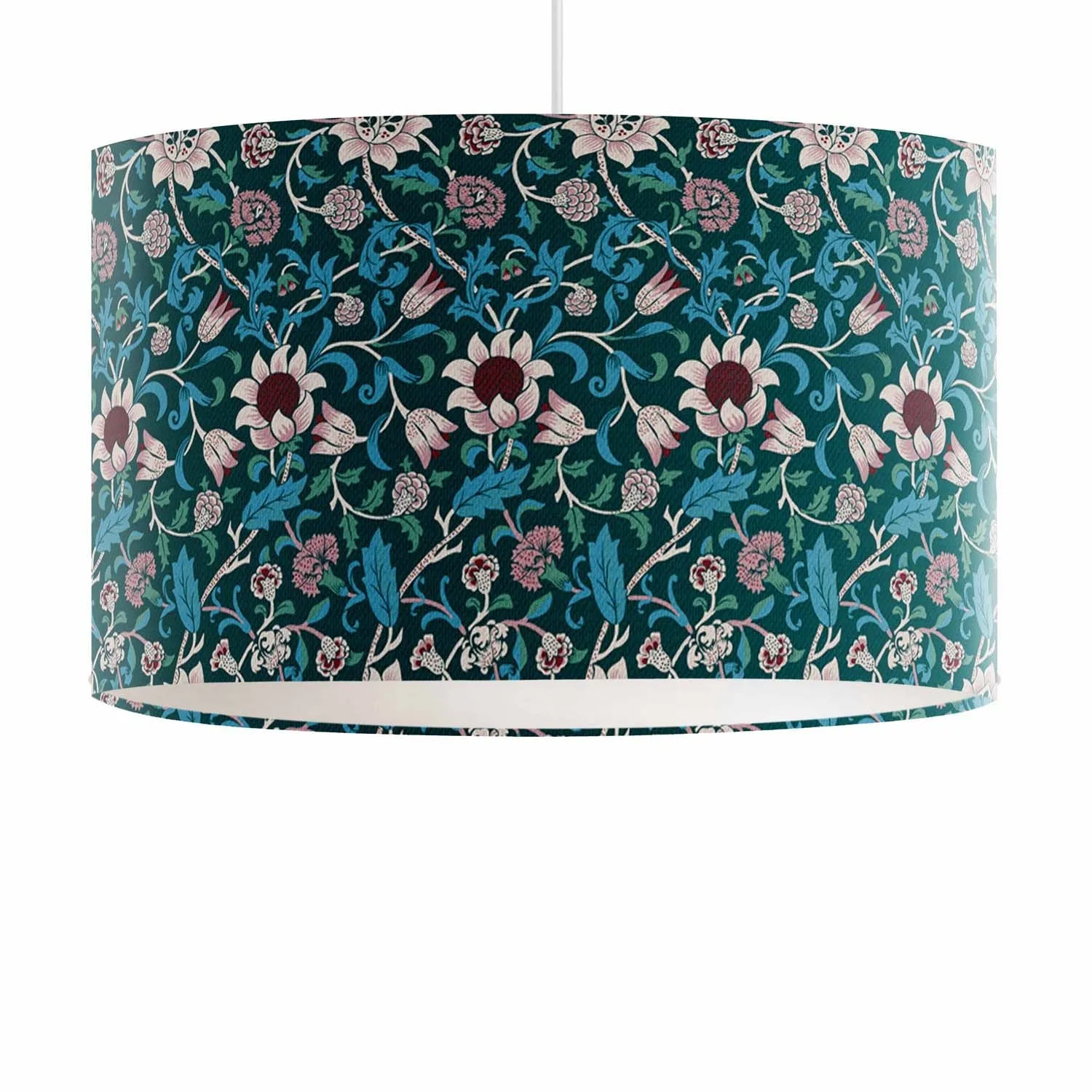 Evenlode - William Morris Print Textile Lampshade