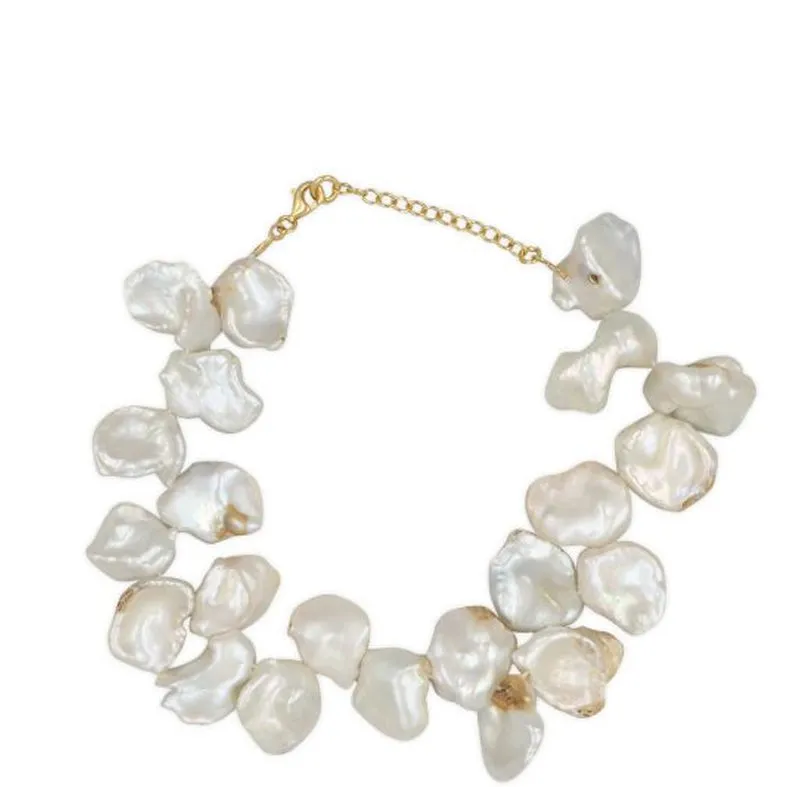 Fistiki Pearl Anklet, Gold