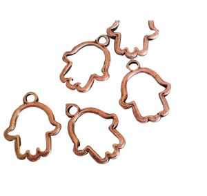 Hamsa Pendants Charms for making jewels. Pendants for making jewels. Lot of 10 pcs.