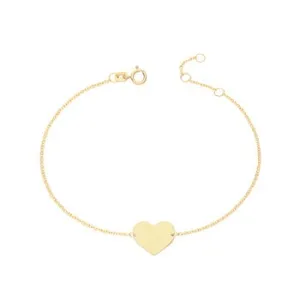 Heart Shape Chain Bracelet