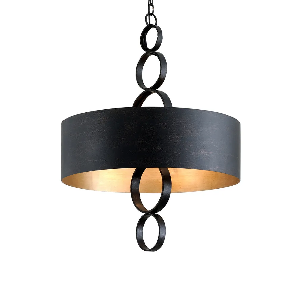 Hudson Valley Lighting Rivington Pendant Light in Charred Copper