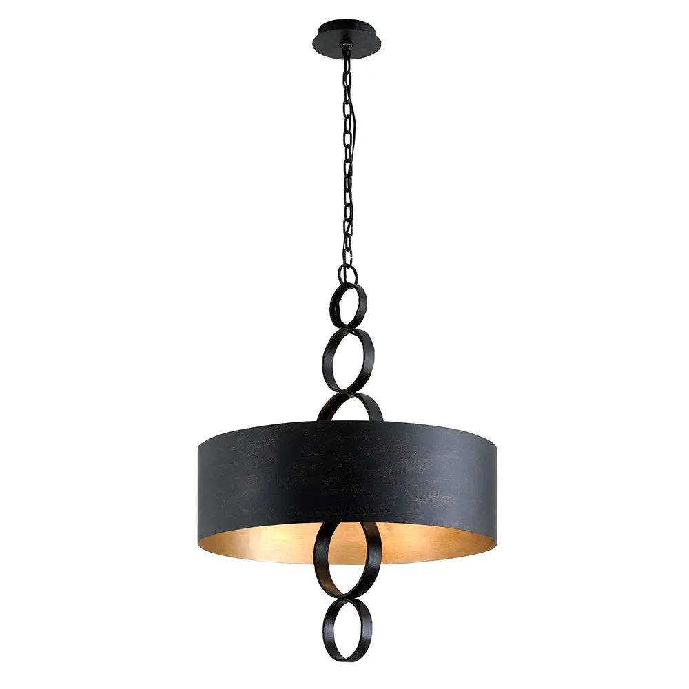 Hudson Valley Lighting Rivington Pendant Light in Charred Copper