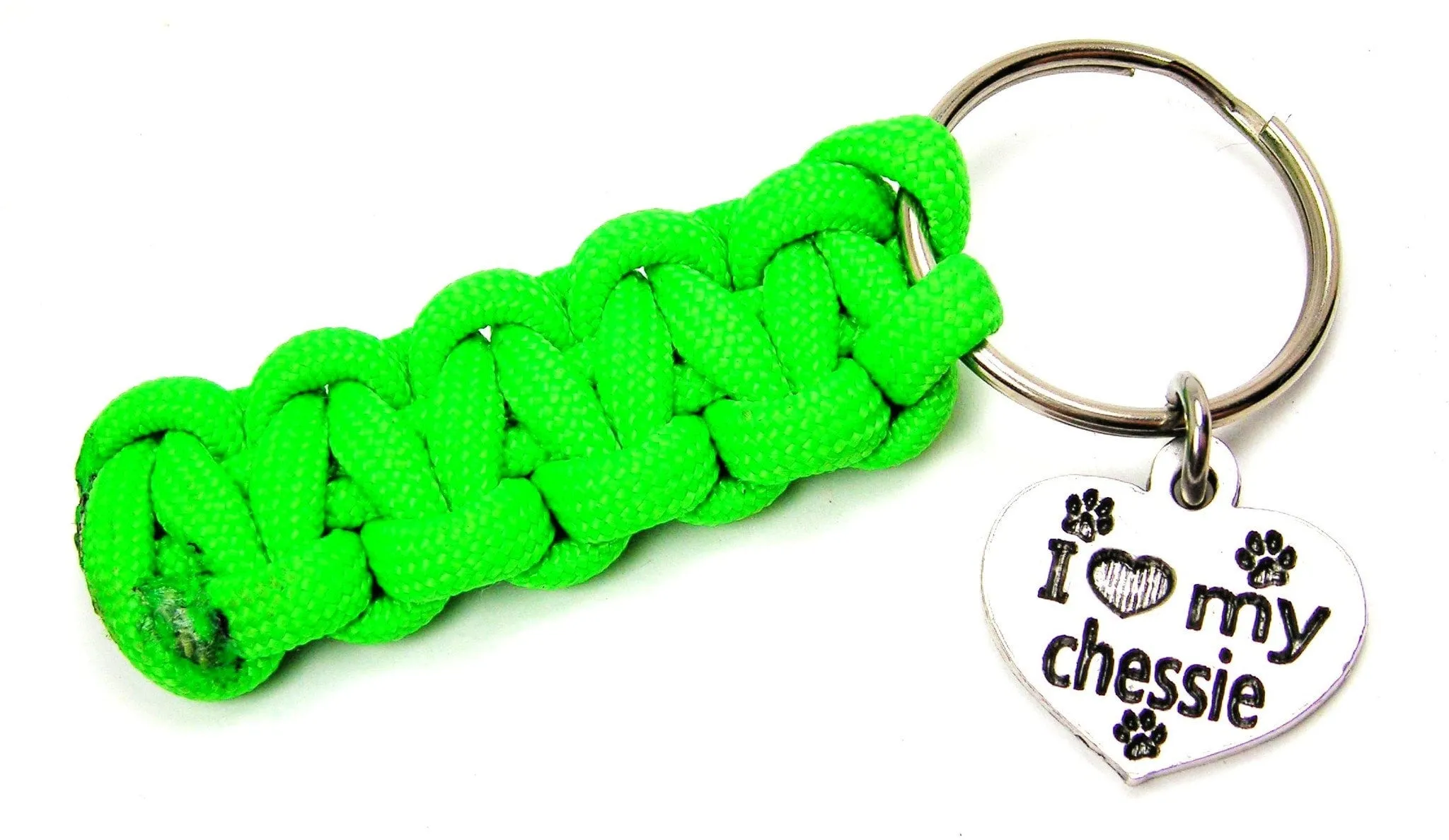 I Love My Chessie 550 Military Spec Paracord Key Chain