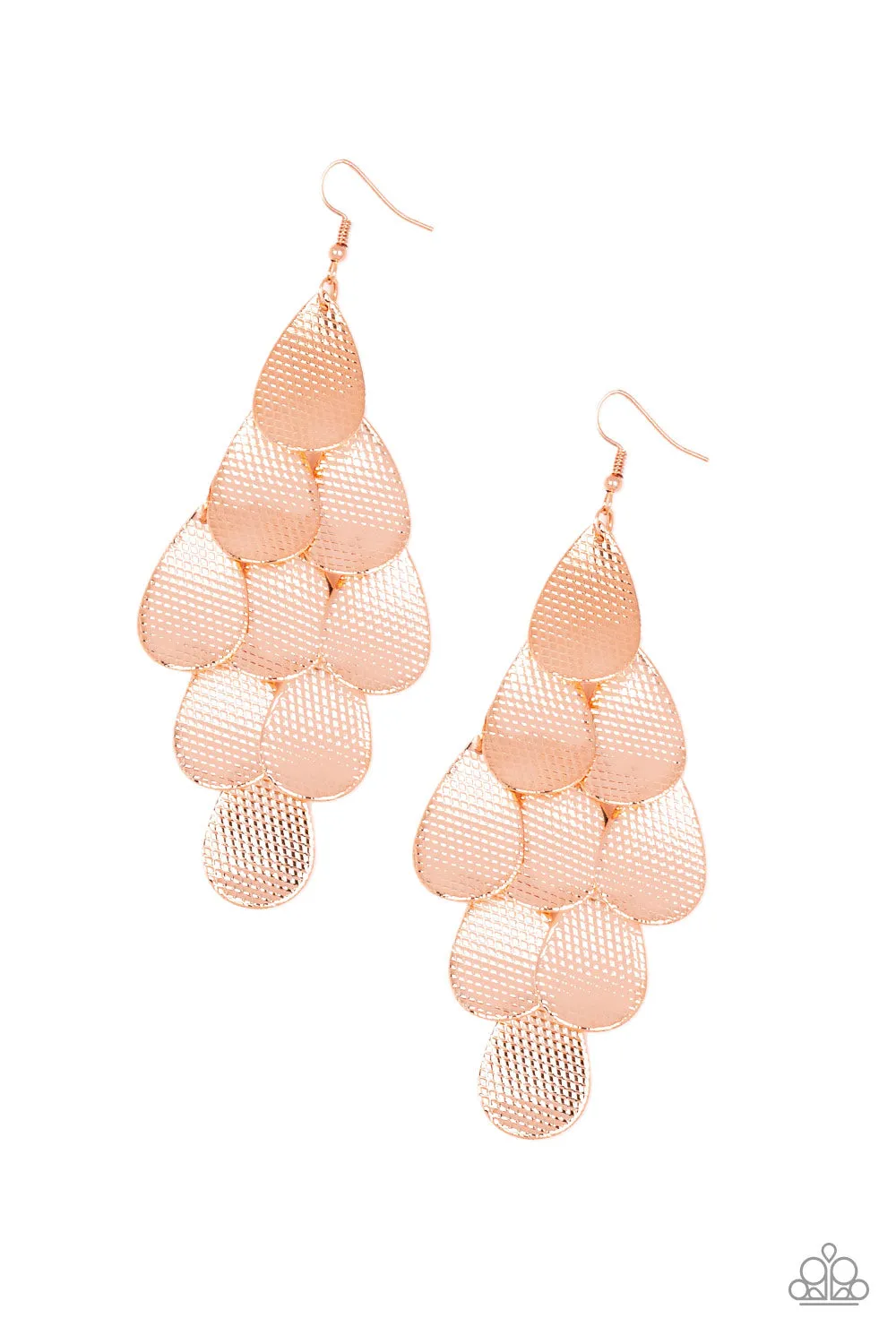 Iconic Illumination Copper-Earrings