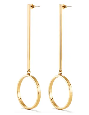 Jenny Bird Edie Hoops in Gold - Medium