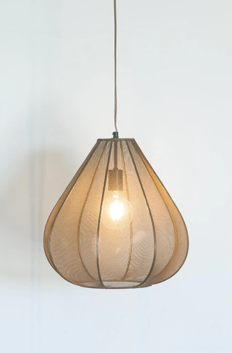 Lacrima Antique Gold Pendant Light