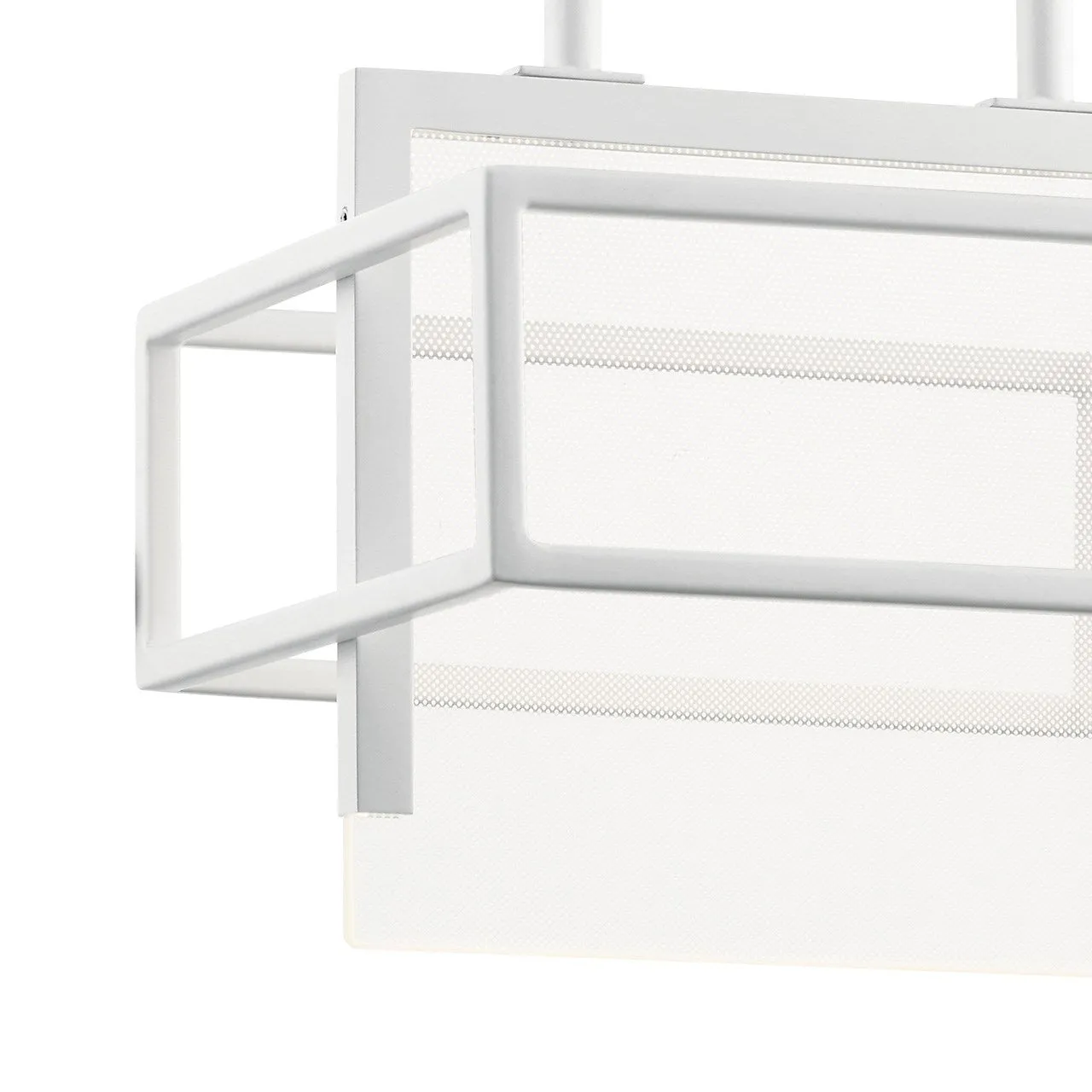 LED Mini Pendant from the Vega Collection in White Finish by Kichler