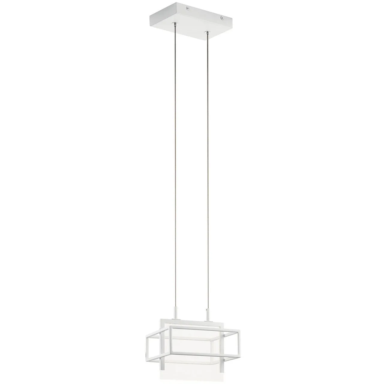 LED Mini Pendant from the Vega Collection in White Finish by Kichler