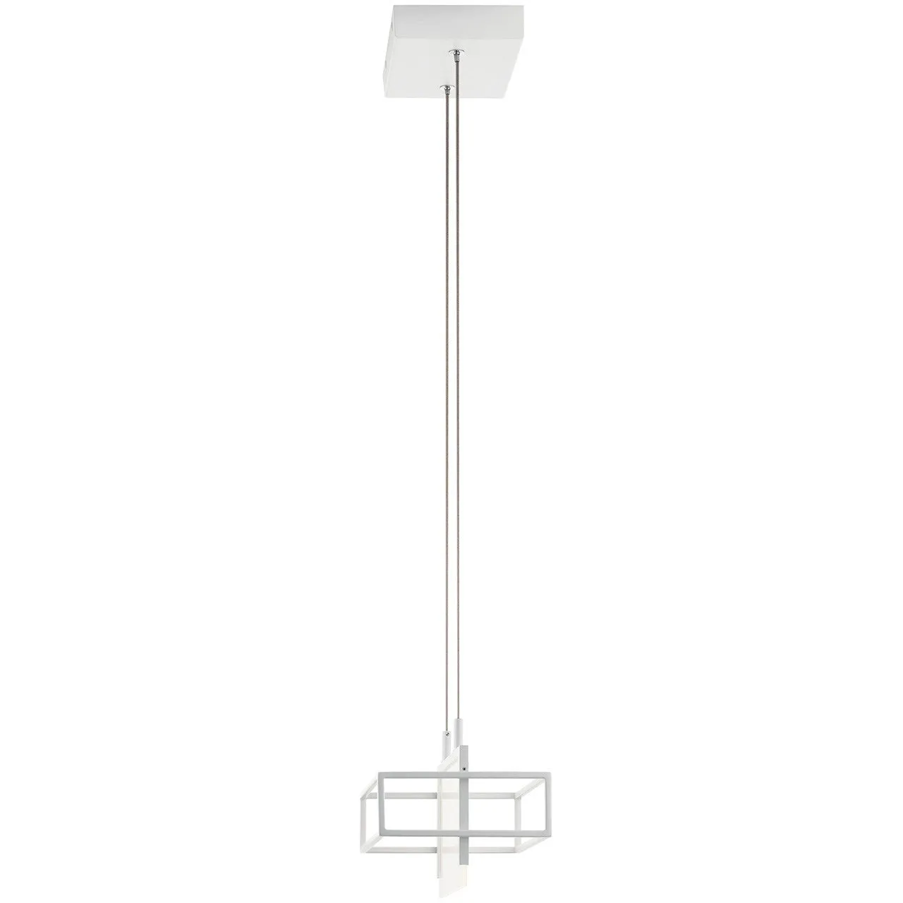 LED Mini Pendant from the Vega Collection in White Finish by Kichler