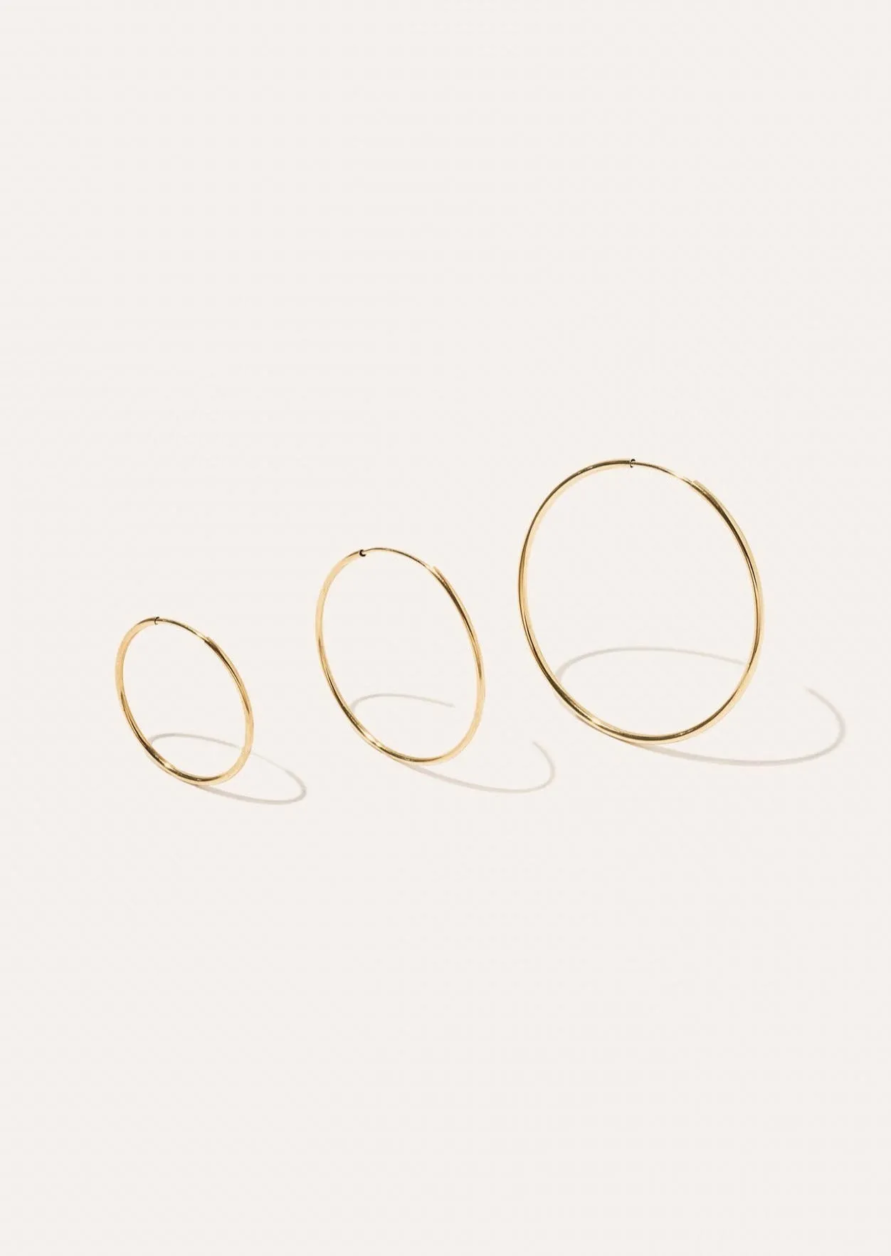 Lightweight Hoop Earrings Small