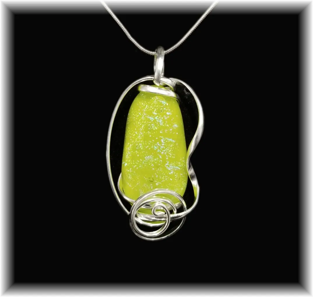 Lime Freeform Pendant