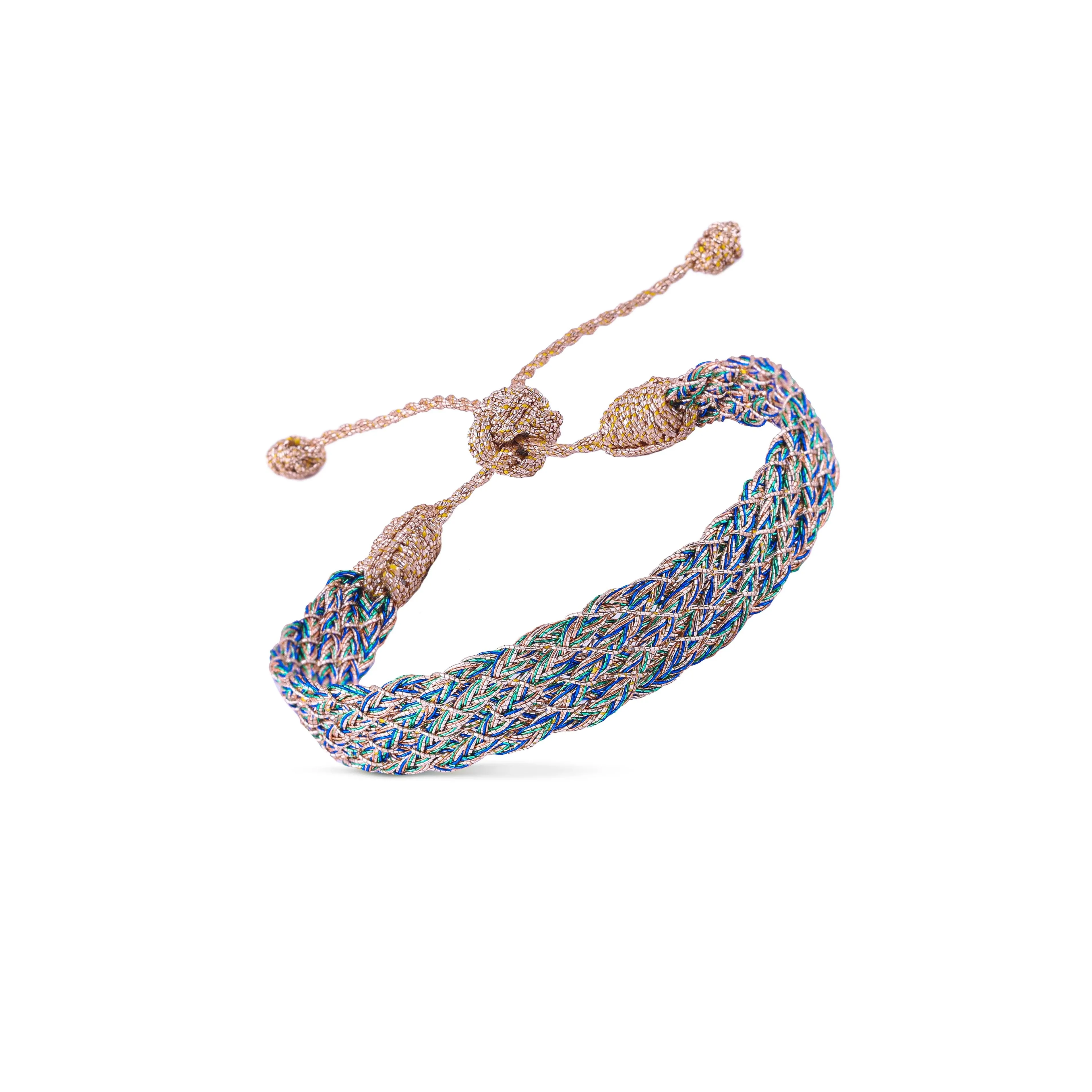 Lines n°1 bracelet in Rose Gold Majorelle