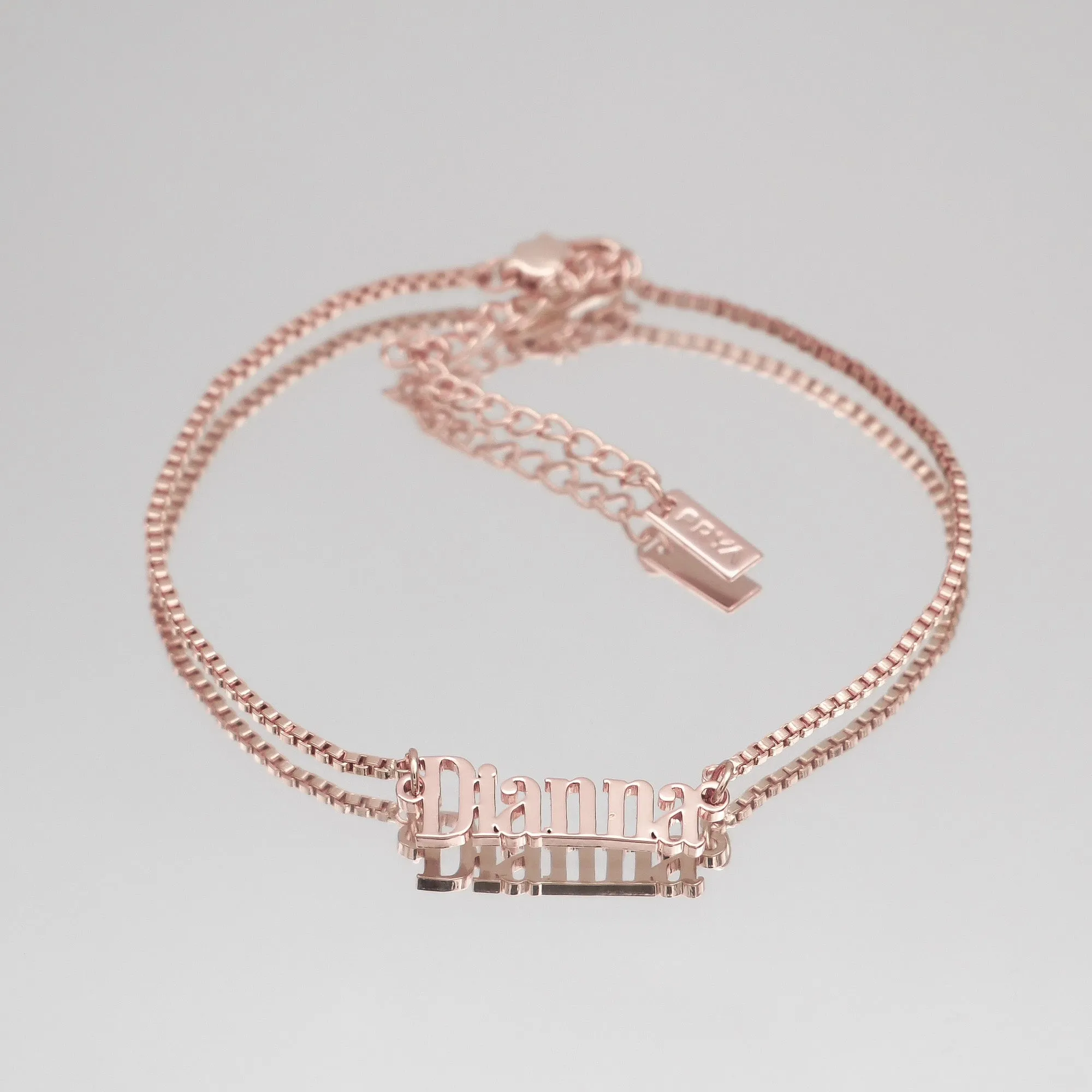 Manhattan Custom Name Anklet