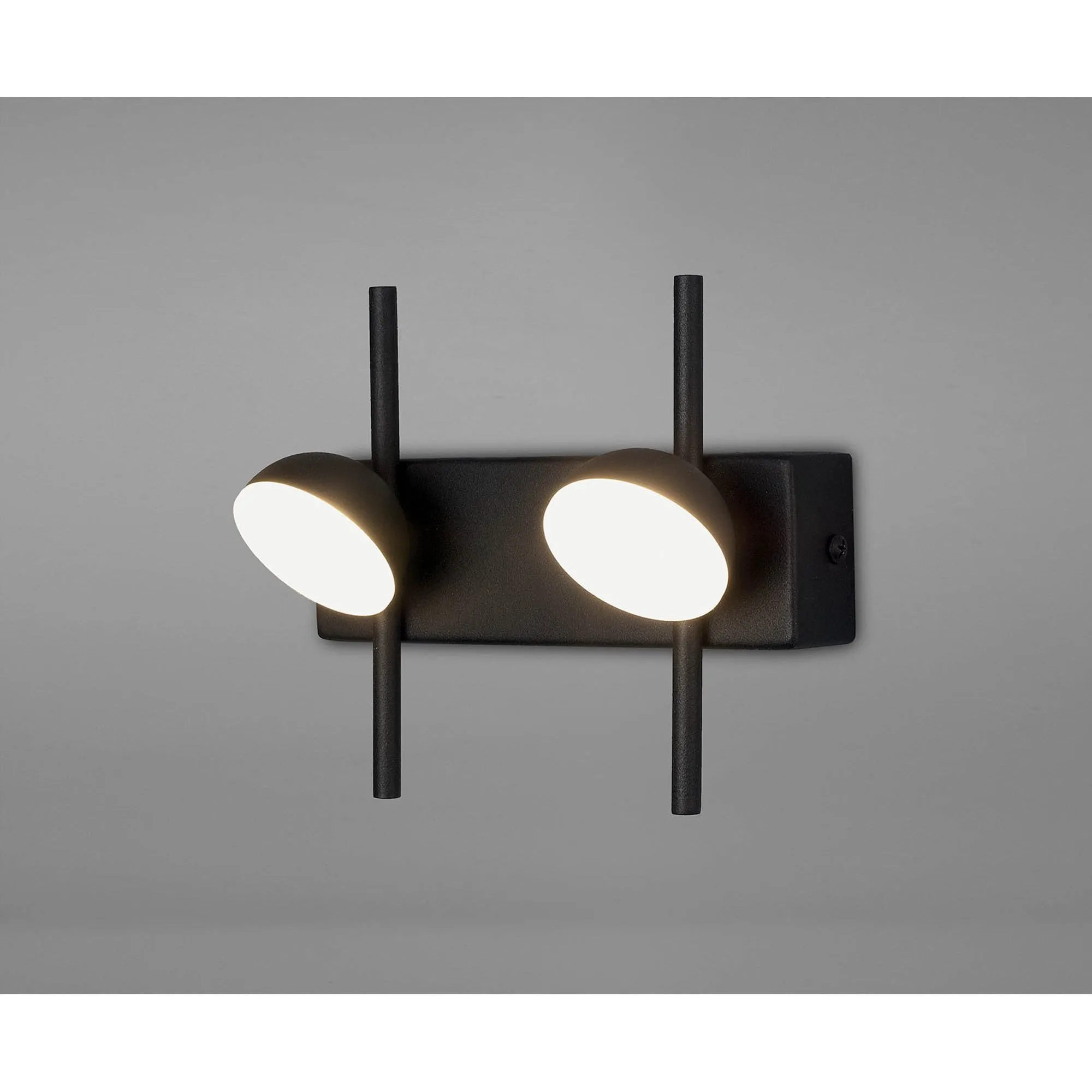 Mantra M6420 Adn 2 Light Wall Lamp 6W LED Black