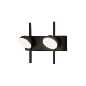 Mantra M6420 Adn 2 Light Wall Lamp 6W LED Black