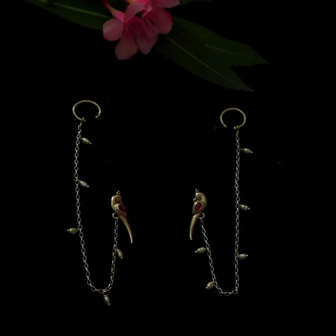 Mayur Climber Earrings - Pair